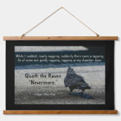 De dichter van Raven Edgar Allen Hangend Wandkleed (Voorkant)