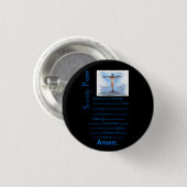 De dienst Prayer B.C Ronde Button 3,2 Cm (Voorkant /achterkant)
