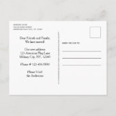 De dienst roept de Militaire Beweging van de Move  Aankondigingskaart (Achterkant)