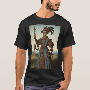 De diepe een griezelige Lovecraftiaanse burger van T-shirt