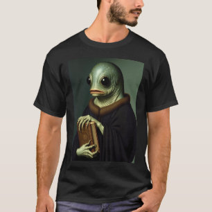 De diepe een griezelige Lovecraftiaanse burger van T-shirt
