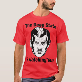 De diepe staat kijkt naar je. t-shirt
