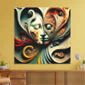 DE DIEPSTE LIEFDE CANVAS AFDRUK (Insitu (Woonkamer))