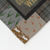 de dierbaardere kerstcadeau voor jager, fleece deken (Hoek)