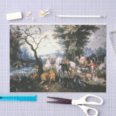 De dieren die Noah's ark binnendringen, Bruegel Yo Tissuepapier (Craft)