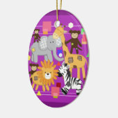 De dierentuin. keramisch ornament (Links)