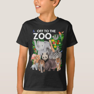 De dierentuin Safari is een dag in de dierentuin. T-shirt