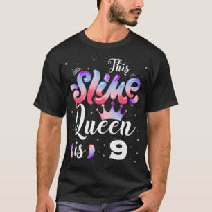 De dikke koningin van 9 jaar - deze dikke koningin t-shirt