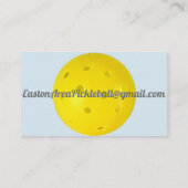 De Dink cartes de visite de façon responsable (Dos)