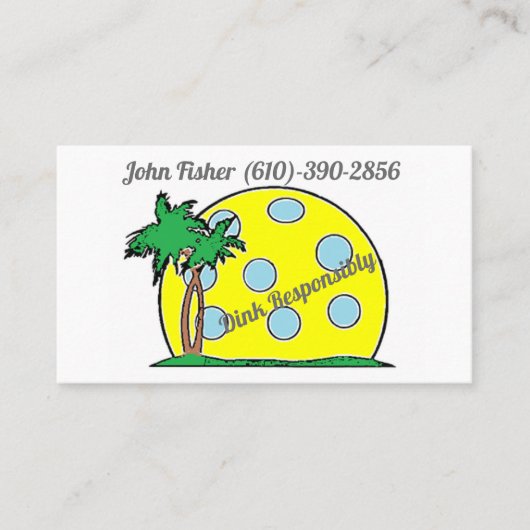 De Dink cartes de visite de façon responsable (Devant)