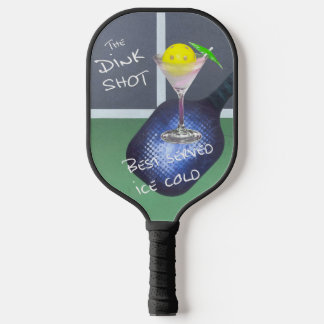 De Dink Shot Pickleball Humor Paddle