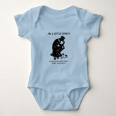 De dinker denker gepersonaliseerde grappige pickle romper (Voorkant)