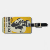 de Dinker Retro WPA van de Kennis van het Poster Bagagelabel (Voorkant horizontaal)