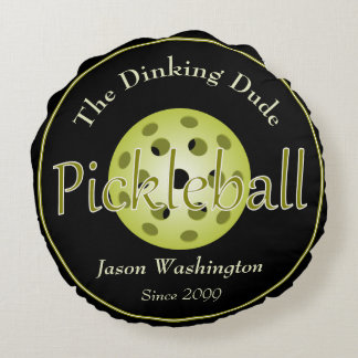 De Dinking Dude Guy / Duo Pickleball Bal Rond Kussen