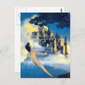 De Dinky Bird, Maxfield Parrish Briefkaart (Voorkant / Achterkant)