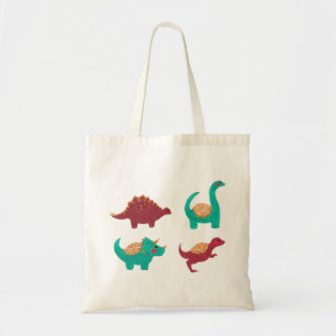 De dinosauriërs tote bag