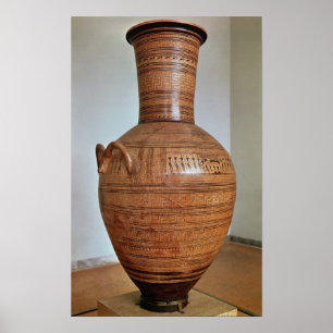 De dipylon Amphora Poster
