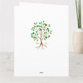 De directe Boom van de Foto van de Familie Kaart (Achterkant)