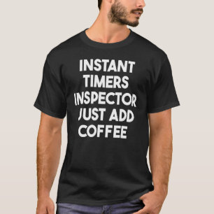 De directe Inspecteur van Tijdopnemers voegt enkel T-shirt
