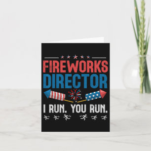 De Directeur van het vuurwerk ik stel u in werking Kaart