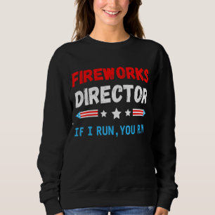 De Directeur van het vuurwerk ik stel u op 4 juli Trui