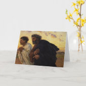 De discipelen Peter en John Running Kaart (Gele Bloem)