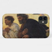 De disciples Peter en John Running Case-Mate iPhone Case (Achterkant (horizontaal))