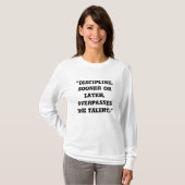 De discipline t-shirt (Voorkant volledig)