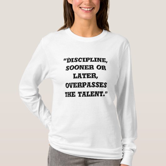 De discipline t-shirt (Voorkant)