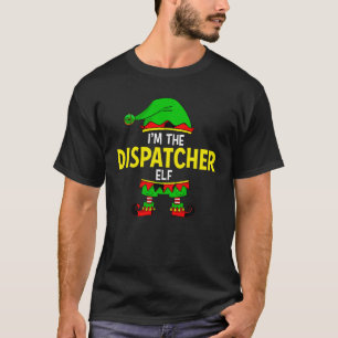 De Dispatcher Elf Matching Familie Kerstmis T-shir T-shirt