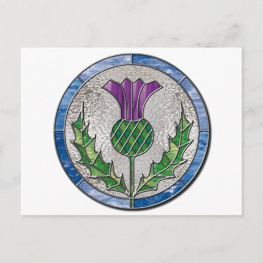 De Distel van het glas Briefkaart (Voorkant)