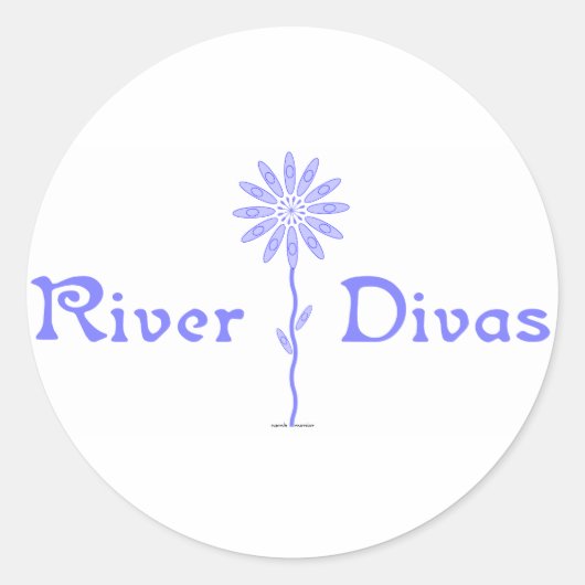 De Divas Ronde Sticker (Voorkant)