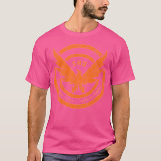 De divisie SHD Logo verontwaardigd Sinaasappel T-shirt