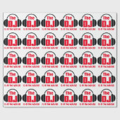 De DJ Cadeaupapier (Vlak)