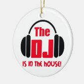De DJ Keramisch Ornament (Links)