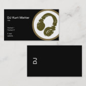 De DJ professional Visitekaartje (Voorkant / Achterkant)