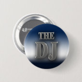 De DJ Ronde Button 5,7 Cm (Voorkant /achterkant)