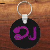de DJ-toetsen Sleutelhanger (Voorkant)
