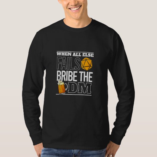 De Dm Rpg-tabletop Ttrpg-rol afspelen T-shirt (Voorkant)