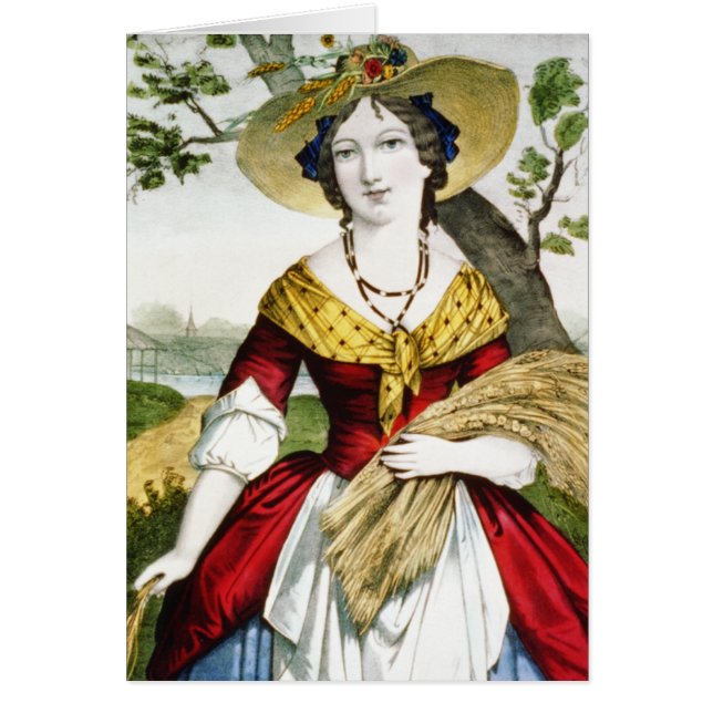 De dochter van de boer -  fijne kunst (Voorkant)