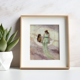 De dochter van de heks   Frederick Stuart Church Poster