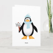 De Dochter van Kerstmis in Wet Feestdagen Kaart (Achterkant)