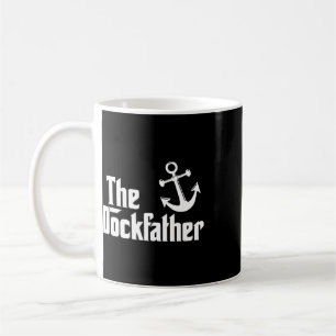 De Dockfather Grappige Boot Vissersboot Vader Capt Koffiemok