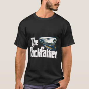 De Dockfather Grappige Boot Vissersboot Vader Capt T-shirt