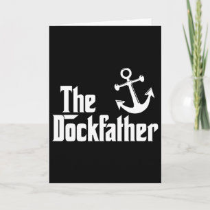 De Dockfather Grappige Bootvisserij Boot Vader Cap Kaart