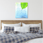 De Doctor in de Toekomstige rimpel van het lederwa Canvas Afdruk (Insitu (Slaapkamer))