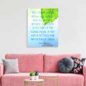 De Doctor in de Toekomstige rimpel van het lederwa Canvas Afdruk (Insitu (Woonkamer))