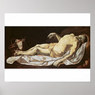 De dode Christus (olie op canvas) 2 Poster
