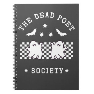 De Dode Dichter Maatschappij Schattigee Ghost Hall Notitieboek