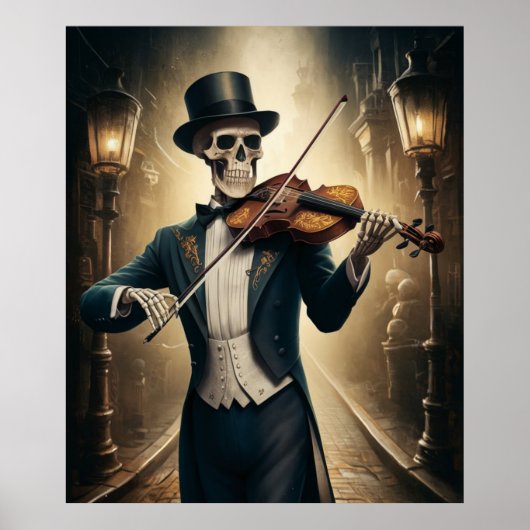 De Dode Violinist Poster (Voorkant)